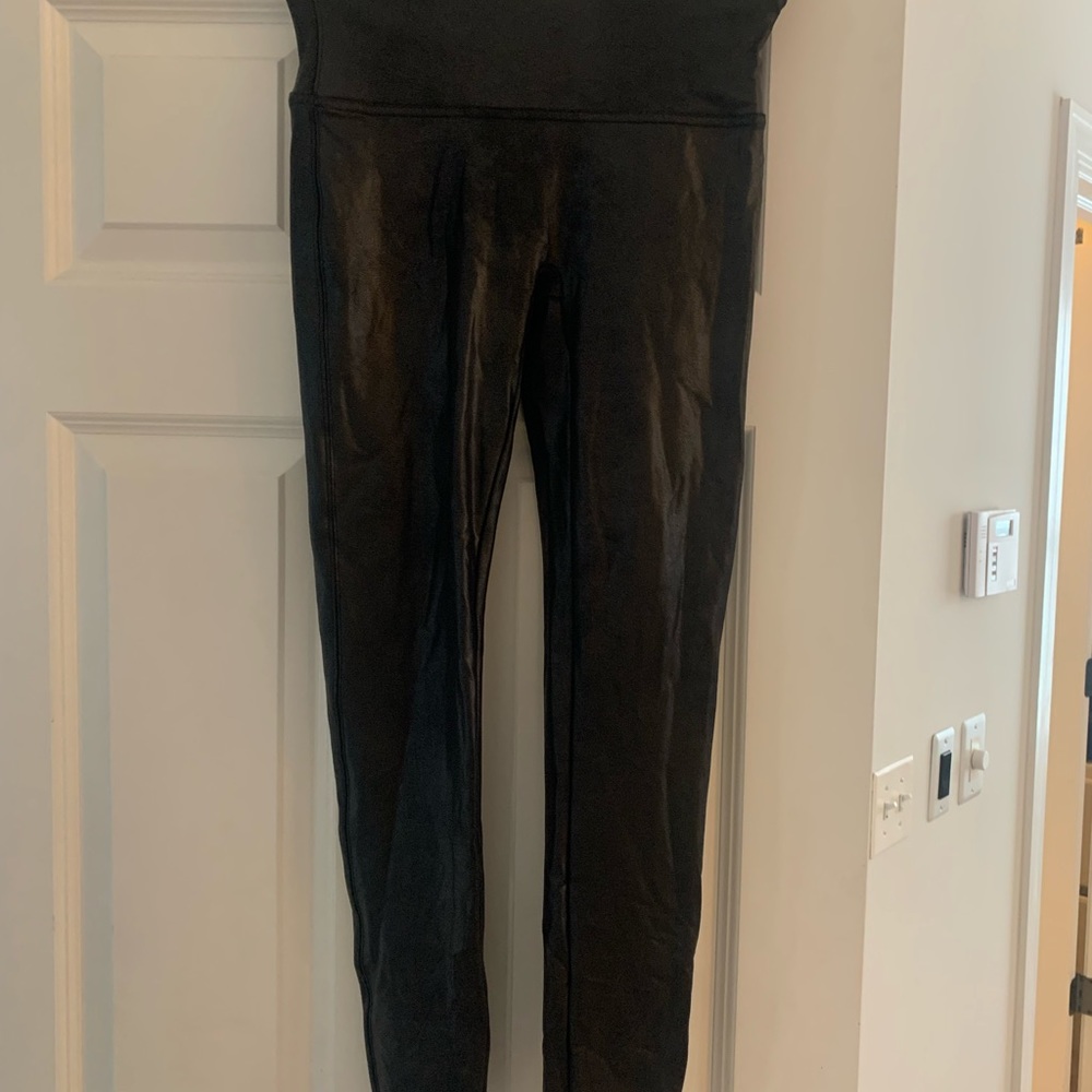 Spanx faux leather leggings